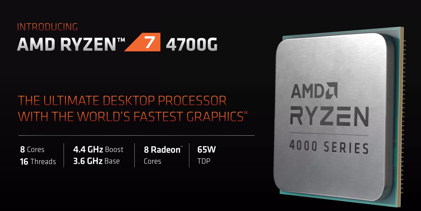AMD Ryzen 4000 Series Desktop Processors with AMD Radeon ...
